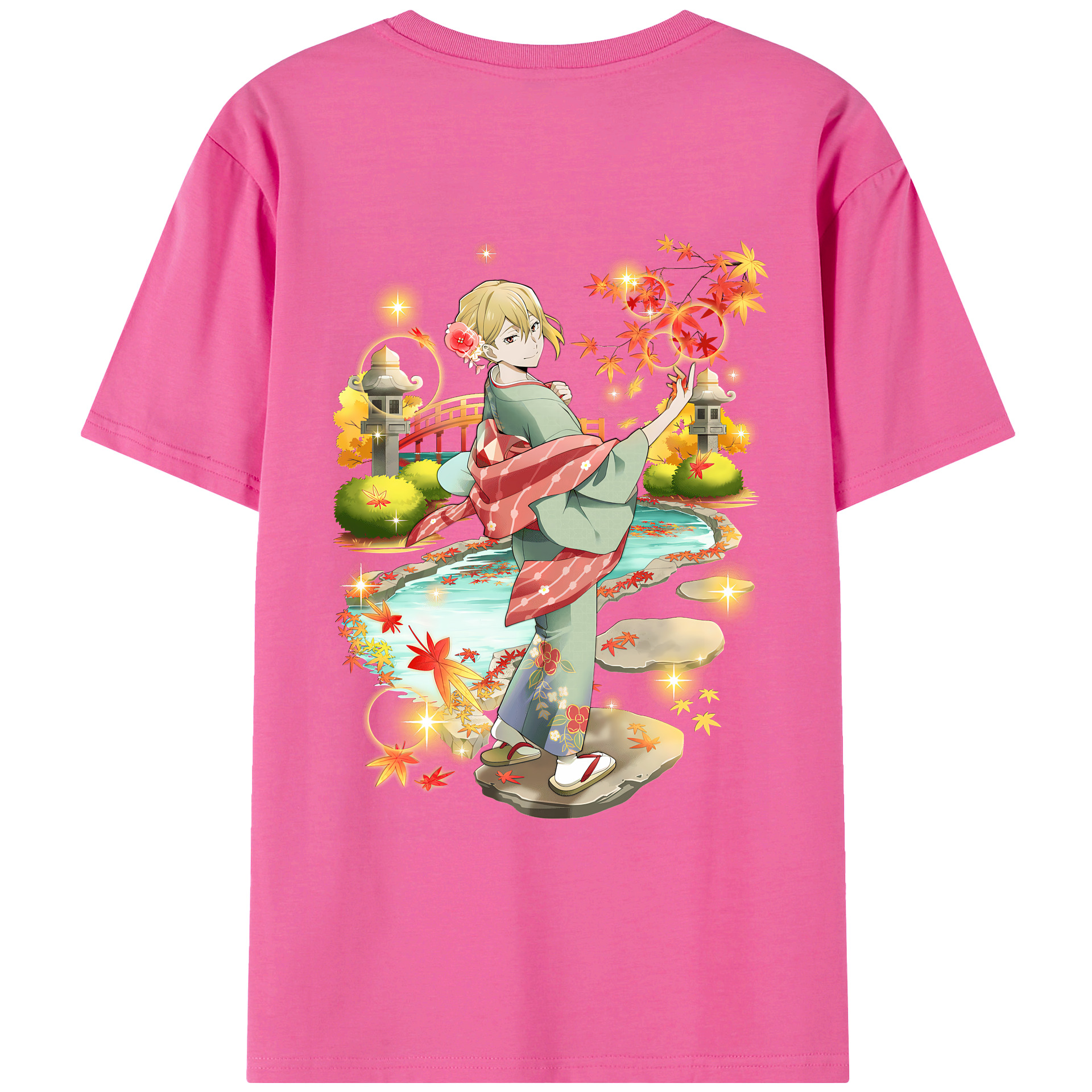 （画像用） 文豪ストレイドッグス Bungo Stray Dogs レディース半袖Tシャツ(バックプリント)
